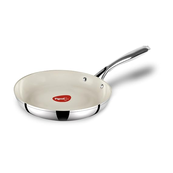 Pigeon CERRASTEEL Beige Ceramic Fry PAN 260